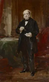 Daniel Macnee, A Portrait Study of a Gentleman Standing in an Interior