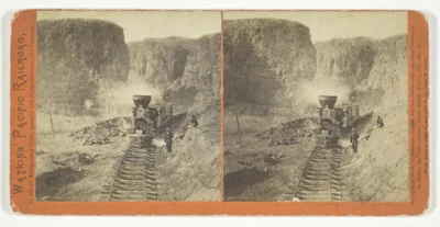 Alfred A. Hart, Untitled (Central Pacific Railroad), from the series "Watkin's Pacific Railroad"
