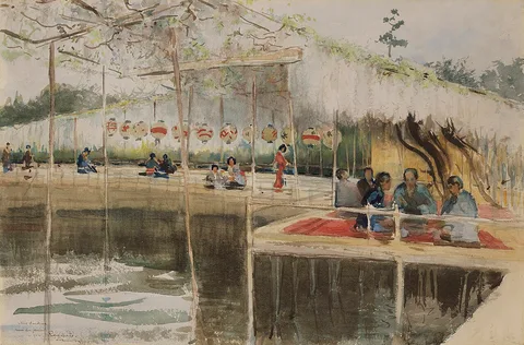 Ralph Wormeley Curtis, A Japanese Tea-House