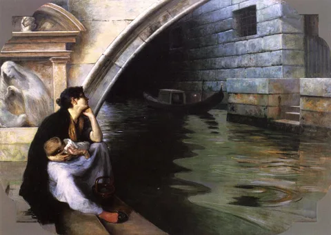 Ralph Wormeley Curtis, The Bridge of Sighs, Venice