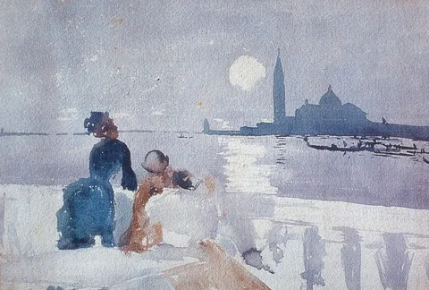 Ralph Wormeley Curtis, San Giorgio by Moonlight