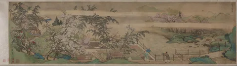 Yu Zhiding, Cleansing Medicinal Herbs in the Stream on a Spring Day
