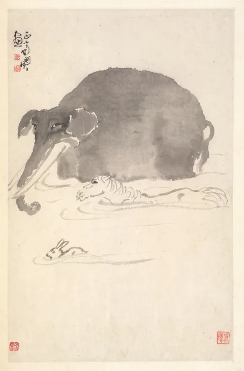 Min Zhen, Elephant, Horse, and Hare