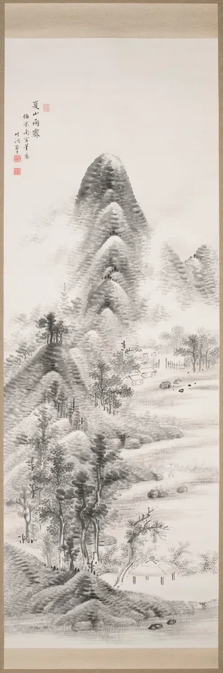 Chikutō Nakabayashi, Summer Mountains After Rain