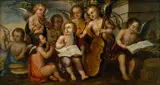 Juan Correa, The Infant Jesús with Angelic Musicians