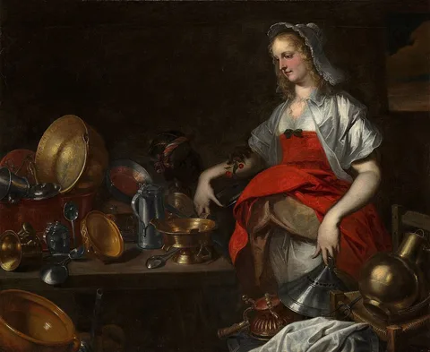 Cornelis Jacobsz Delff, The Housemaid