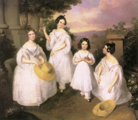 Károly Brocky, The Daughters of István Medgyasszay
