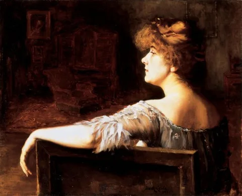Gyula Basch, Emília Márkus in the Red Saloon