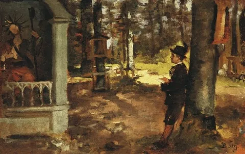Gyula Basch, In the Garden