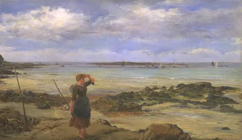 James Clarke Hook, The Seaweed Raker