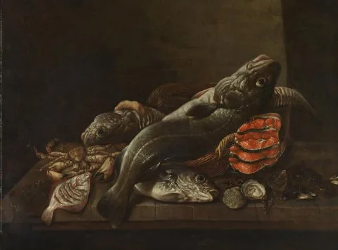 Isaac van Duynen, Still Life with Fish