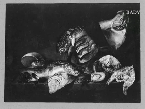 Isaac van Duynen, Stillife with fishes