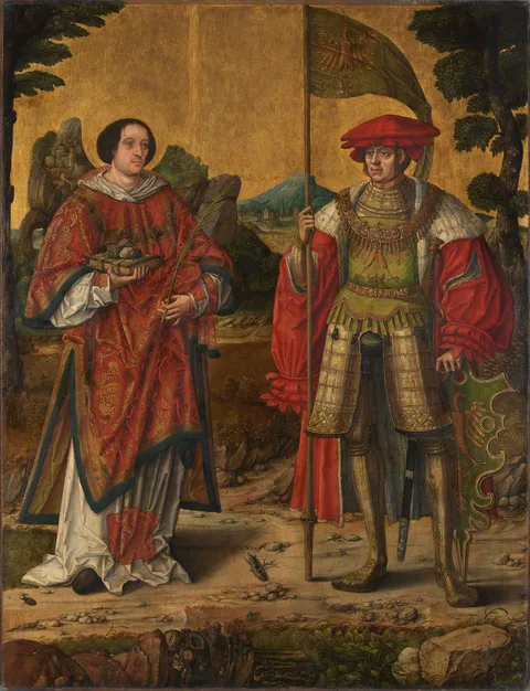 Anton Woensam, Saints Stephen and Maurice
