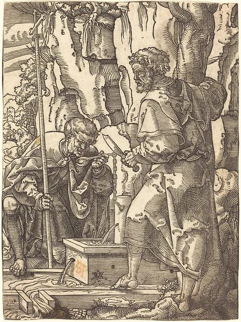 Anton Woensam, Saints Philip and Bartholomew by a Spring