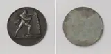 Henri François Brandt, Theseus verkrijgt het zwaard van zijn vader, penning waarmee H.F. Brandt de 'Grand Prix de Gravure en Medaille' won