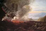 Jacob Calmeyer, An Eruption of Vesuvius. Copy after J. C. Dahl