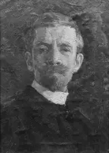 Alfred Bergström, Alfred Bergström (1869-1930), konstnär, professor, gift med Augusta Katarina Charlotte Gyllensvaan