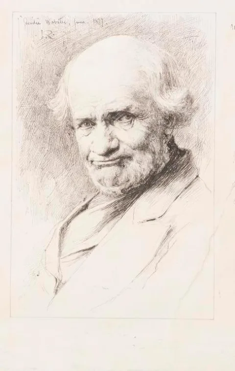 George Reid, Geordie Webster - Illustration to "Johnny Gibb of Gushetneuk" by William Alexander - Sir George Reid