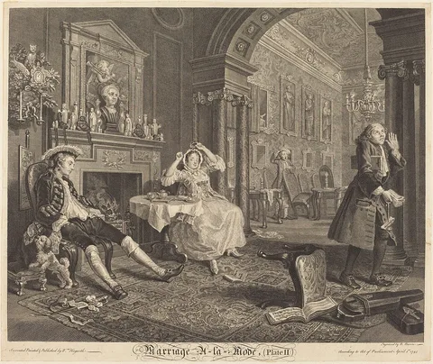 Bernard Baron, Marriage a la Mode: pl. 2