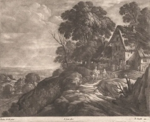 Bernard Lens II, Dutch Farm House