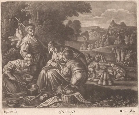 Bernard Lens II, Harvest