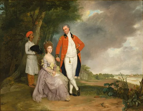Arthur William Devis, The Hon. William Monson and His Wife, Ann Debonnaire