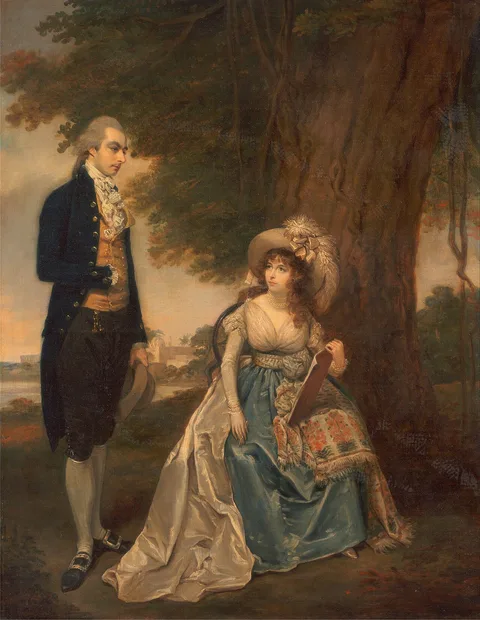 Arthur William Devis, A Couple, Traditionally Identified as Mr. and Mrs. Fraser