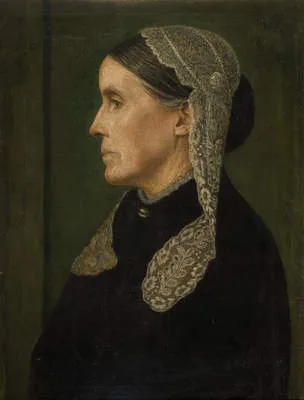 Arthur Gaskin, Portrait of Mrs Henry Gaskin