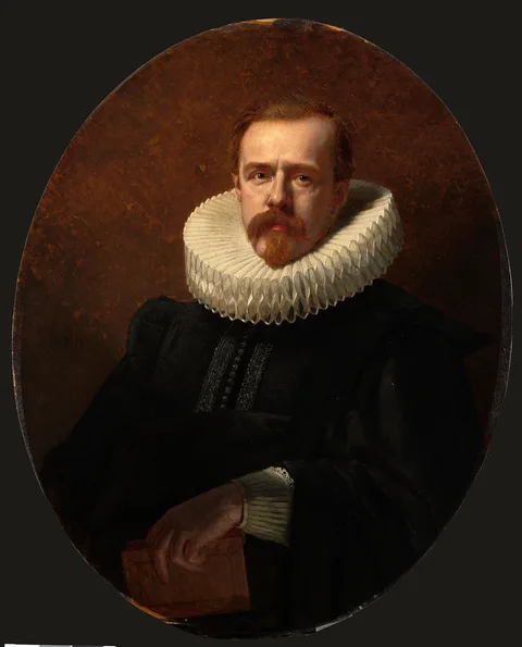 Andrzej Jerzy Mniszech, Portrait of Daniël Franken dzn. (1838-1898) banker, art collector, in 17th century costume