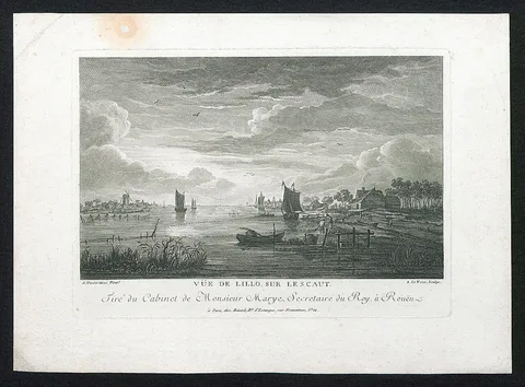 Jean-Jacques Le Veau, Zicht op Lillo langs de Schelde
