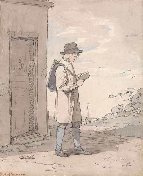 John Augustus Atkinson, Going to School