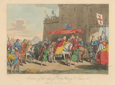 John Augustus Atkinson, Costume of the Reign of King Henry III, 1250