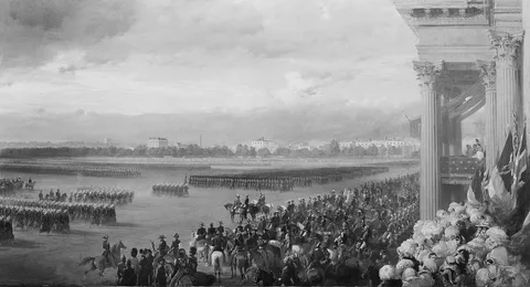 George Housman Thomas, The Review on the Champ de Mars, 24 August 1855
