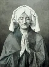 Theophile Marie Francois Lybaert, Praying woman