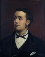 Theophile Marie Francois Lybaert, Portrait of the Artist Gustave Kasteleyn