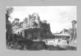 Pieter Anthonisz. van Groenewegen, Roman landscape with the Palatine (left) and the parts of the Forum Romanum (right)