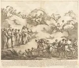 Louis-Joseph Le Lorrain, The Prima Macchina for the Chinea of 1744: The Glorification of Virgil