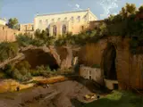 Lancelot Théodore Turpin de Crissé, View of a Villa, Pizzofalcone, Naples