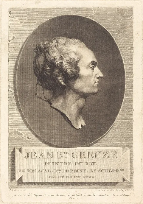 Jean Jacques Flipart, Jean-Baptiste Greuze