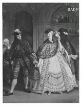 Jean Jacques Flipart, convensation scene with masks