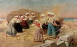 Charles-Alexandre Coëssin de la Fosse, Threshing