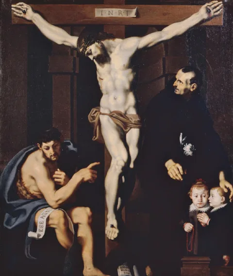 Andrea Lilio, The Crucifix between St. John the Baptist and St. Nicholas of Tolentino