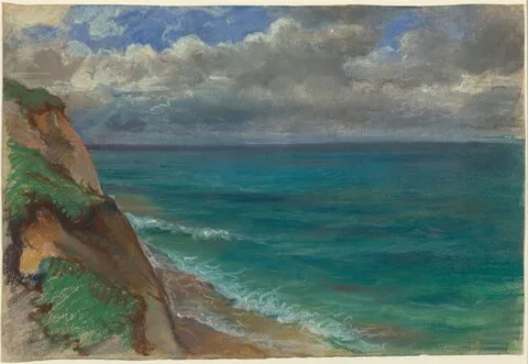 Alexandre Desgoffe, View of the Sea, Normandy