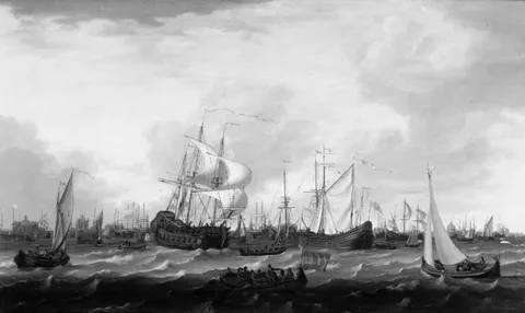Adam Silo, Ships on the Sea off Amsterdam