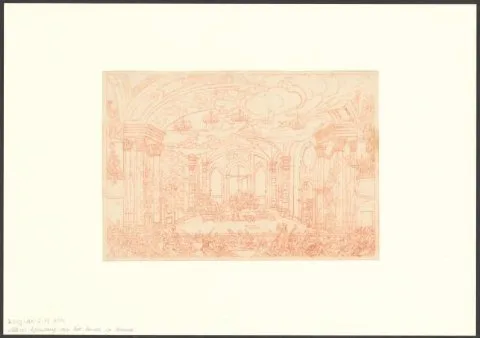 Simon Fokke, Brand in de Schouwburg van Van Campen