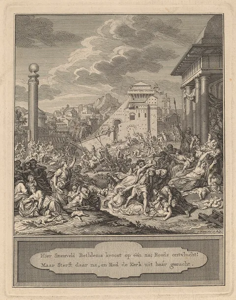 Simon Fokke, Rape of the Sabine Women