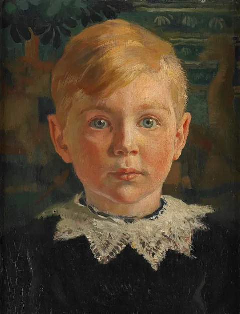 Huib Luns, Jeugdportret van Joseph Luns