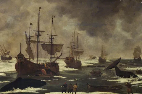 Abraham Matthijs, Whalers in the ice