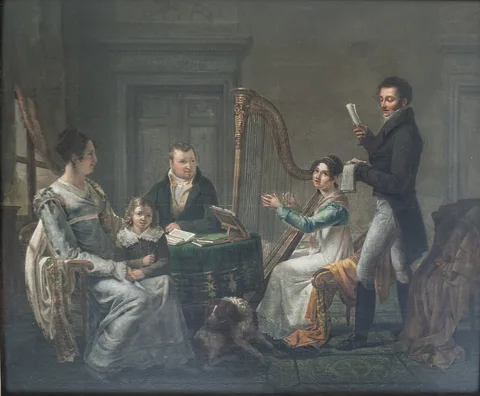 Jozef Geirnaert, Harp_lesson