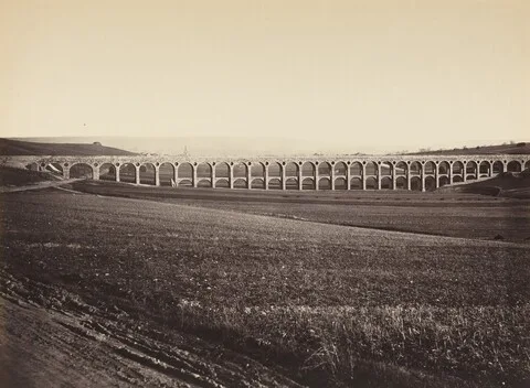 Auguste Hippolyte Collard, Arcades de pont sur Vanne (Arcades, Bridge over the Vanne)